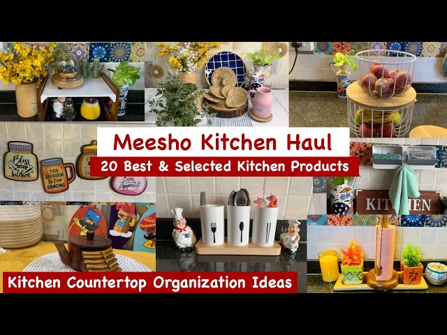 MEESHO Must Have KITCHEN items | Simplify Your Space with Kitchen Organization Ideas #meeshohaul