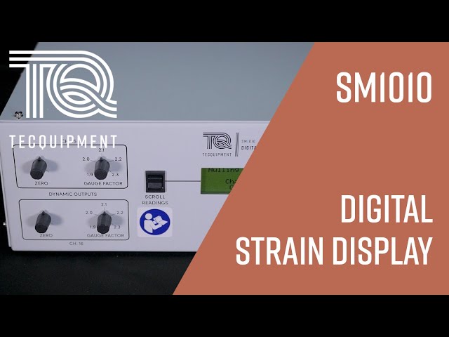 Digital Strain Display (SM1010) - Materials Testing & Properties - TecQuipment