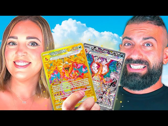 I Challenged Her To Pull EVERY Charizard!