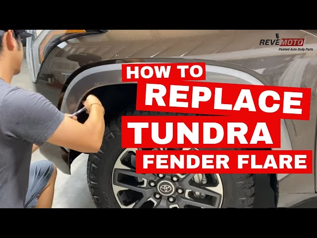 2022-2023 Toyota Tundra Fender Flare Removal.  Less than 10 mins.  Super Easy - ReveMoto.com