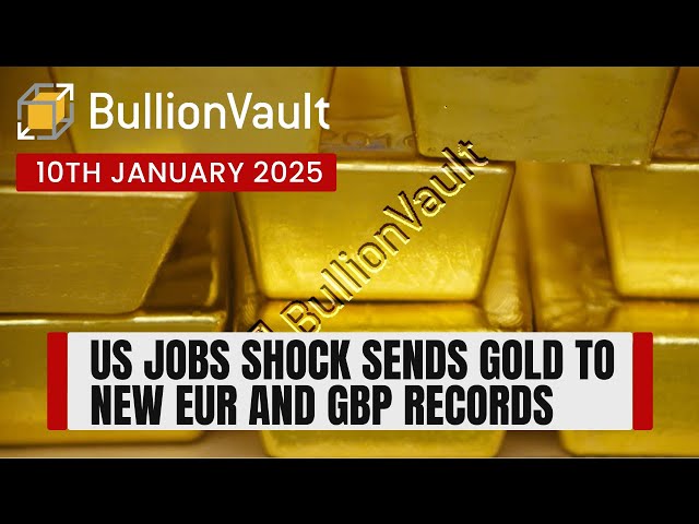 US Jobs Shock Sends Gold to New EUR and GBP Records