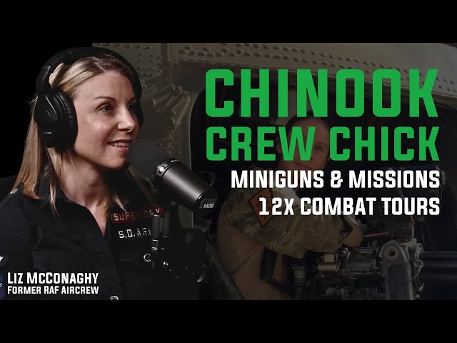 Liz 'Chinook Crew Chick' McConaghy 12 Tours In Combat  | THE EDIT