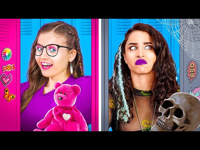 CHICA "NERD" VS. CHICA POPULAR || Cómo vovlerse popular en la escuela por 123 GO Like!