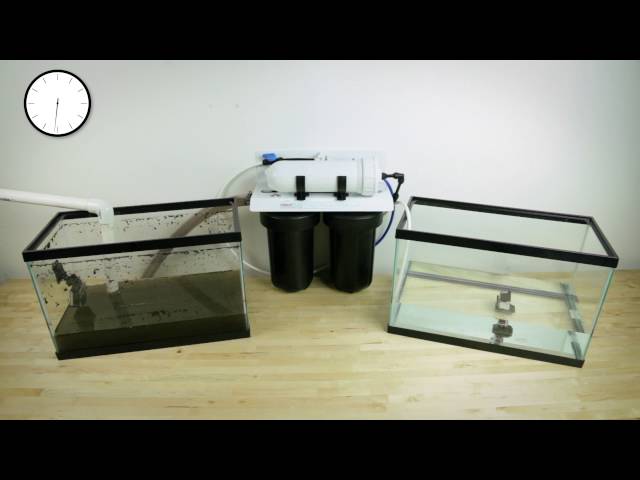 MUDDY WATER TO CLEAR WATER - Ideal H20 Filter Test