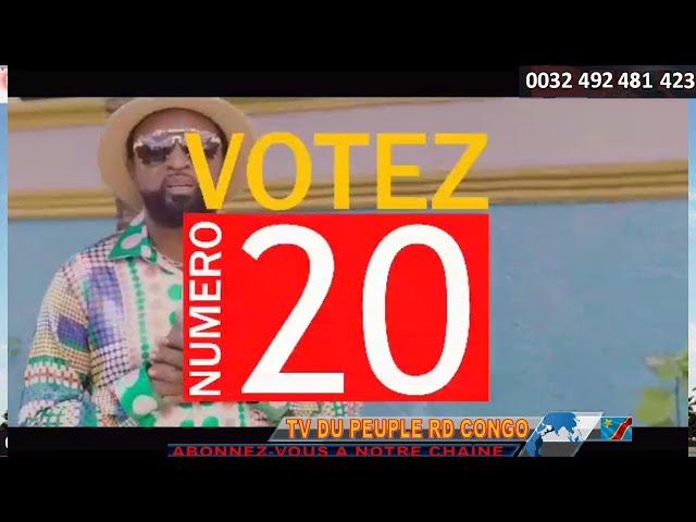 INFO RDC L'ARTISTE WERRASON CHANTE FATSHI BETON  VOTEZ LE N° 20