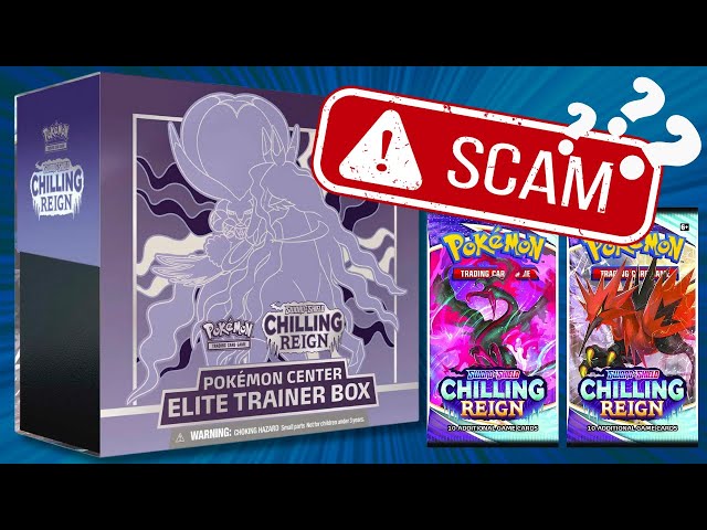 Was I just SCAMMED?! Opening a Pokemon Center Chilling Reign Elite Trainer Box!