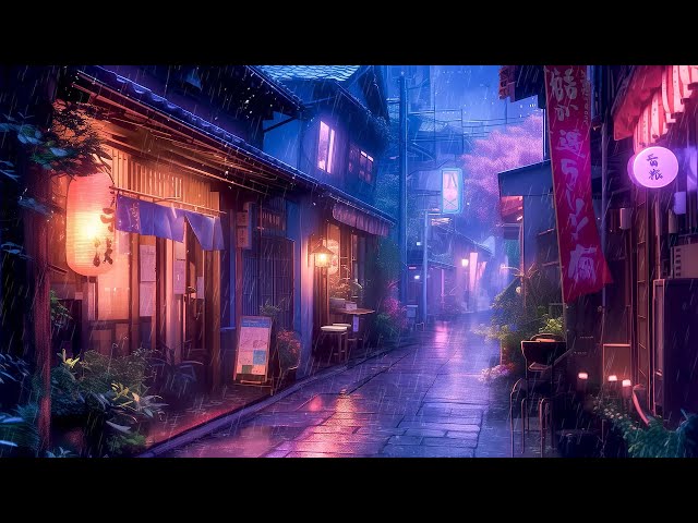 The Sound Of Japanese Rain 💦 Pluviophile Lofi 💦 Rainy Lofi Songs To Listen While Relaxing Your Mind