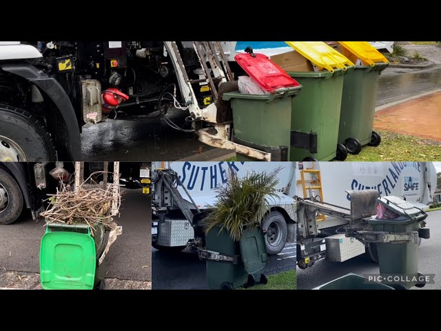 GARBAGE TRUCKS Vs OVERFLOWING BINS!