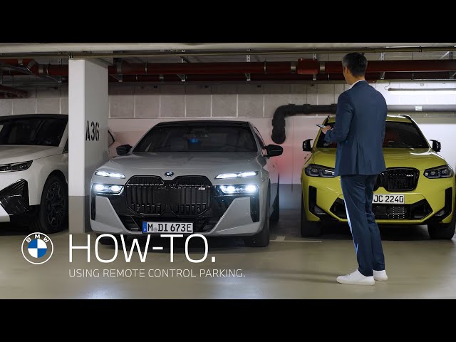 How to Park your BMW by Remote Control.