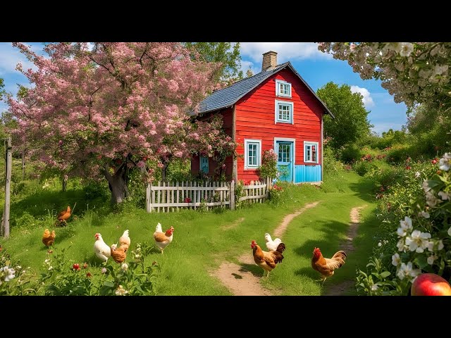 Switzerland Countryside Life _ Swiss Farm House , Strawberry 🍓 Field