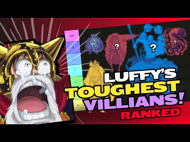 Ranking Luffy's STRONGEST Foes from D to SSS