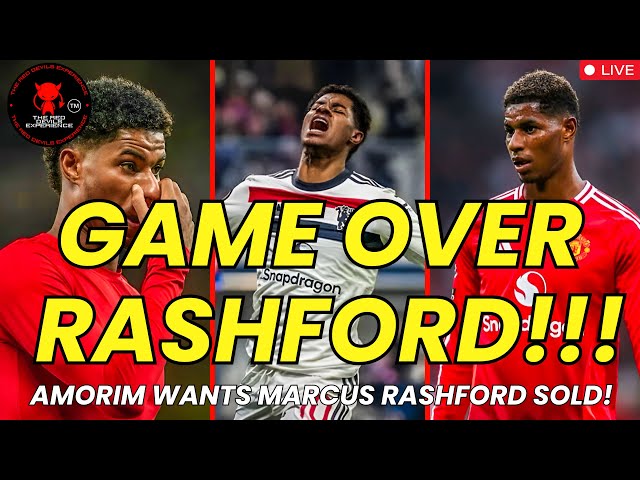 Manchester United put Marcus Rashford For SALE! | Ruben Amorim DEMANDS RASHFORD SALE! | MUFC NEWS