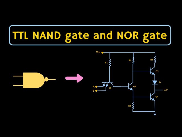 TTL Logic: TTL NAND and NOR gates Explained