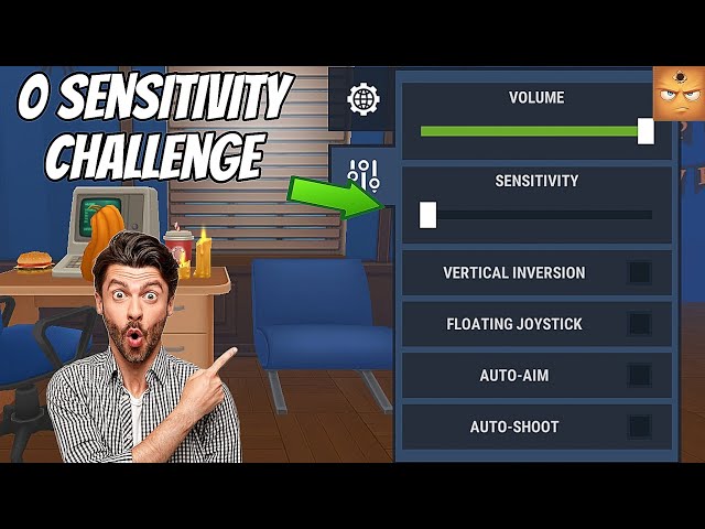 0 Sensitivity Challenge in Hide online 😍🔥 | MTF GAMING