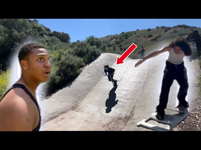 WE FOUND A MEGA RAMP IN THE MOUNTAINS