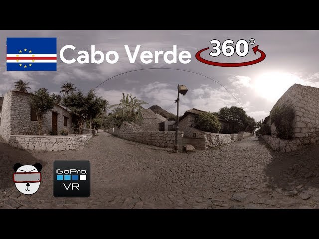 🌍 360° Banana Street | Cidade Velha, Cabo Verde 🇨🇻【GoPro VR Travel | 360 Video】