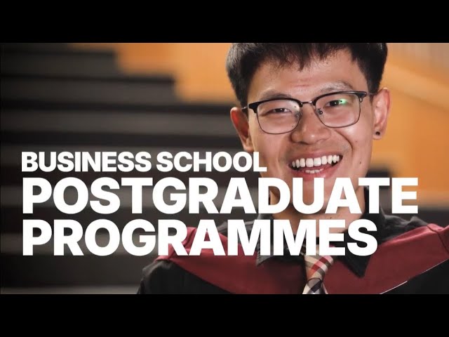 Postgraduate programmes at the Business School