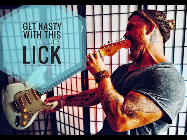 Blues Guitar Lesson - Fast Pentatonic Run - Get Nasty With This Lick.