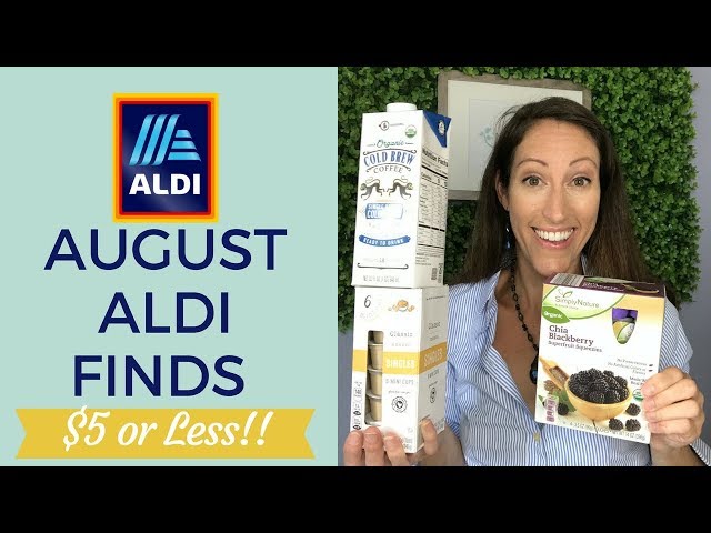 August Aldi Healthy Shopping Haul - More Finds $5 or less!!  | Smart Budgeting Mommy