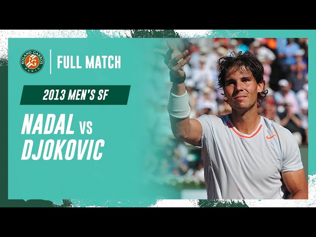 Nadal vs Djokovic 2013 Men's semi-final Full Match | Roland-Garros