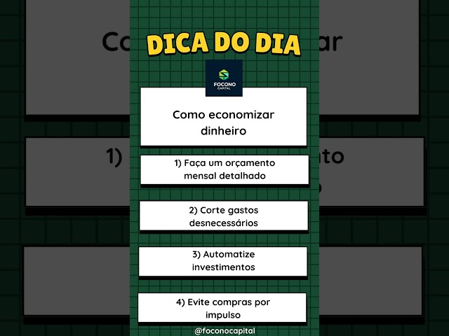 Como economizar dinheiro?