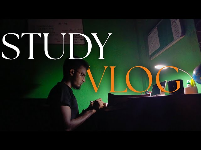 STUDY VLOG 🇧🇩 | My 15-Hour All-Night Study Marathon Survival! 😴📚