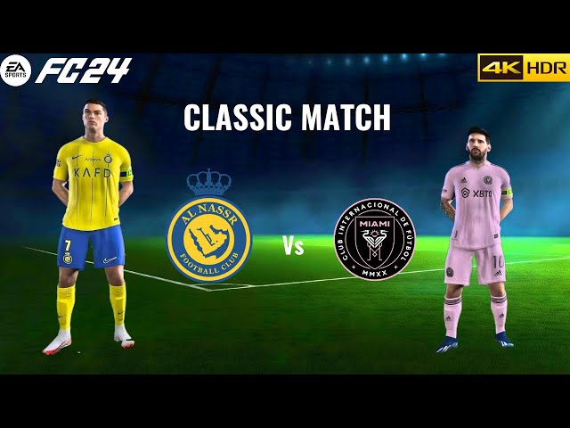 FIFA 24 - Al Nassr vs Inter Miami Ft. Cristiano Ronaldo, Lionel Messi, | PS5™ [4K60HDR]