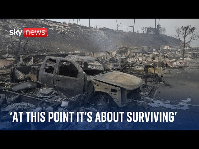 California wildfires: A community in ruins