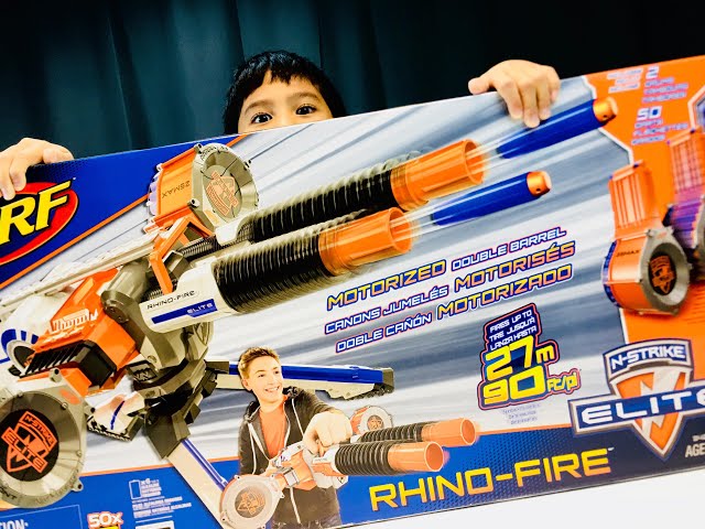 Unboxing the Nerf N-Strike Elite Rhino-Fire at Milo's SandBox