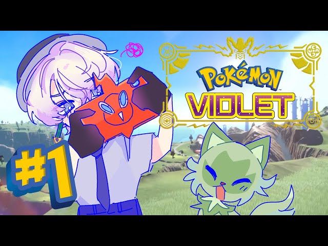 【POKEMON VIOLET】grass cat | ep.1【NIJISANJI EN | Claude Clawmark】