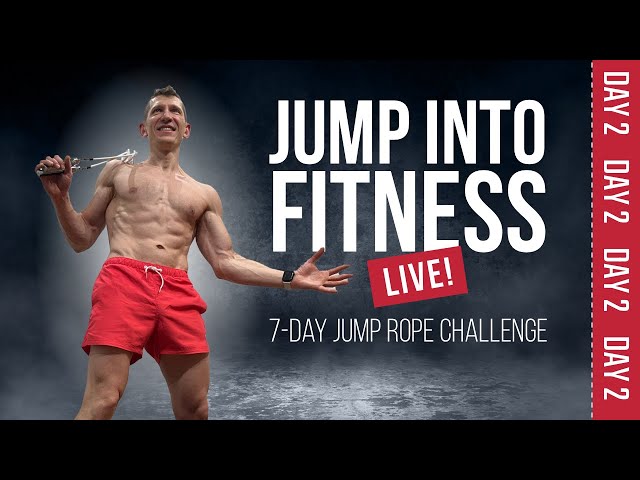 Jump Into Fitness LIVE: 💪 7-Day Jump Rope Challenge! 🔥 | Day 2