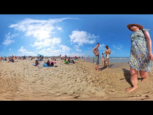 VR 360° Beach Walking |Look Around La Marina Beach Beach 30 06 2024