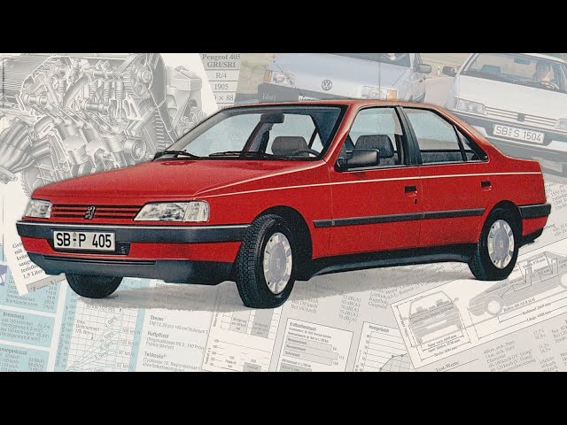 PEUGEOT 405 • Car of the YEAR 1988 • WHAT Was It Like? HISTORY of the 1980s and 1990s Car