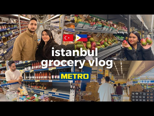 Grocery Vlog in Istanbul with My Turkish Husband | Price Comparison in PHP | Metro Market