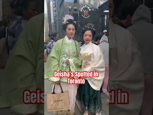 Geishas Spotted at the Toronto Film Festival #geisha #japanese #tiff #toronto #yousa #viralshorts