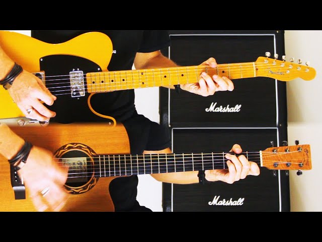 THE SHADOWS - Apache | acoustic and electric guitar multiview