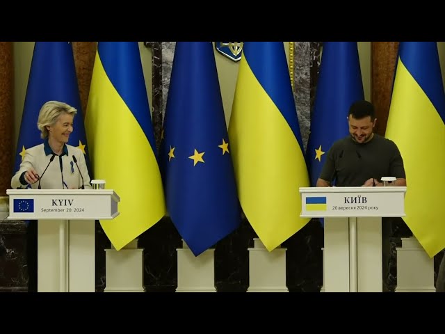 European Commission President Ursula von der LEYEN in Ukraine