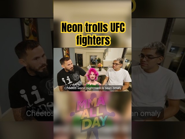 Neon trolls UFC fighters on his livestream #ufc #mma #combatsports #neon