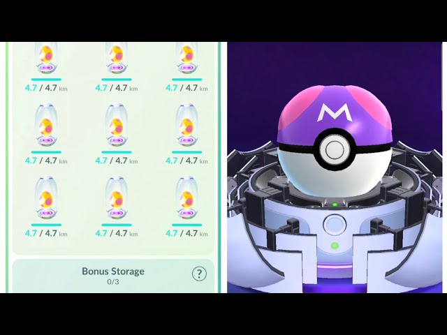 Pokemon Go Hatching 9 Eggs & Unlocking Master Ball