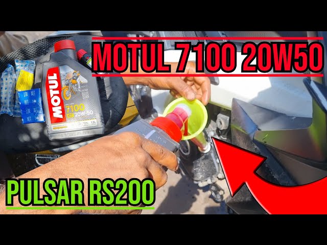 100 KM With Motul 7100 20W50 Full Synthetic Oil - Pulsar RS200 Review