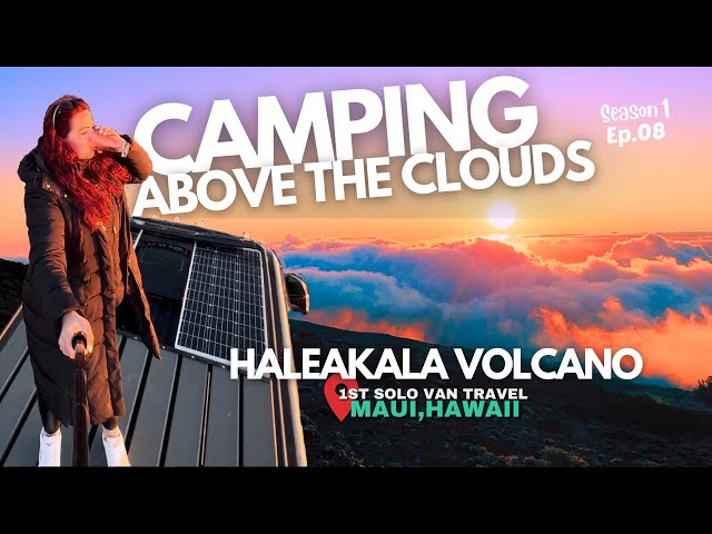 How it is to CAMP at the top of a VOLCANO inside a MOTORHOME in Maui HAWAII!!!