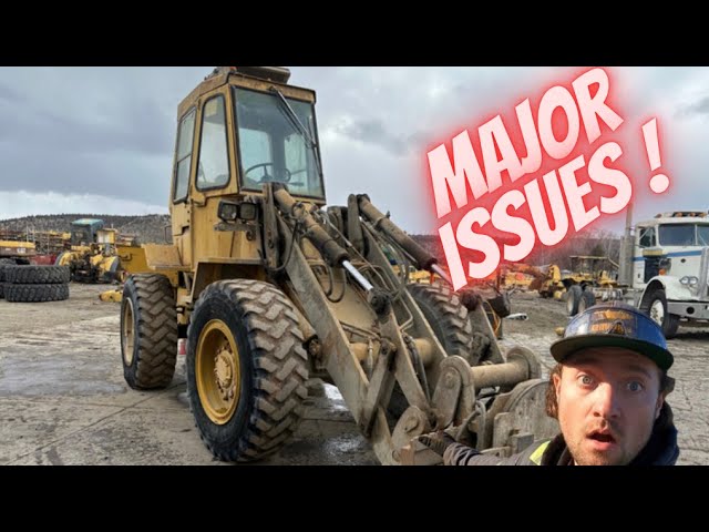 CATERPILLAR WHEEL LOADER AUCTION BUY! ITS GOT SERIOUS ISSUES !!! Lets Fix It!!