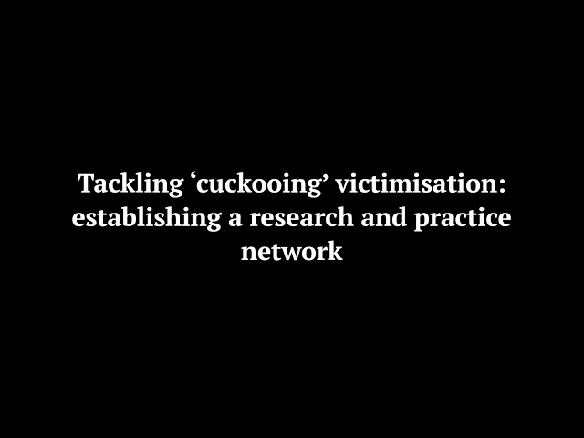 Tackling ‘cuckooing’ victimisation: establishing a research and practice network | Policy Leeds