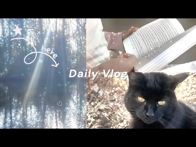 daily vlog | peaceful walks by the river, packing my bag, mini read with me