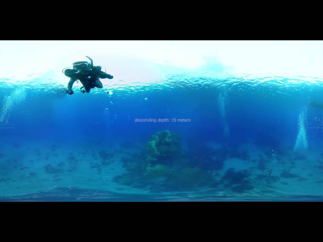 2016 Green Island Big Mushroom boat dive continious shot