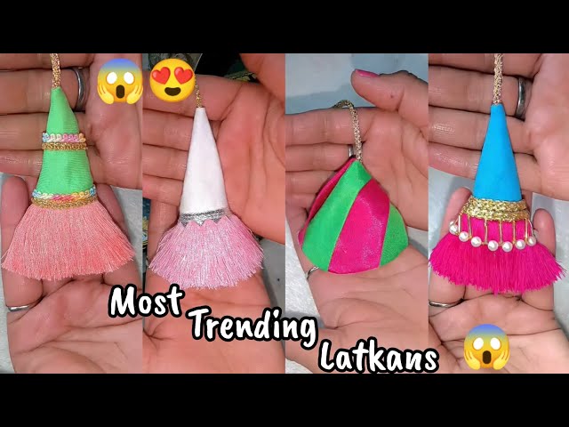 Latkan Banane KaTarika |Very Easy And Unique Latkan Making At Home|New Latkan Design | sewing|Trendy