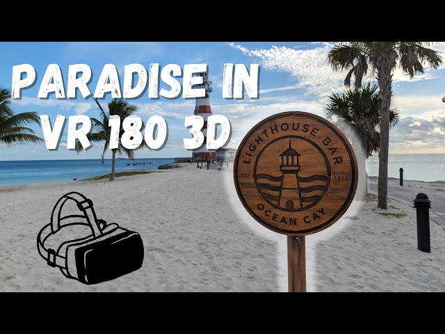 Ocean Cay Marine Reserve. MSC's Private Island (VR180 3D)