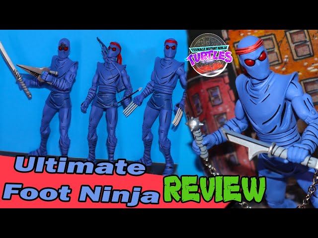 NECA ULTIMATE FOOT NINJA | Teenage Mutant Ninja Turtles Mirage Action Figure Review