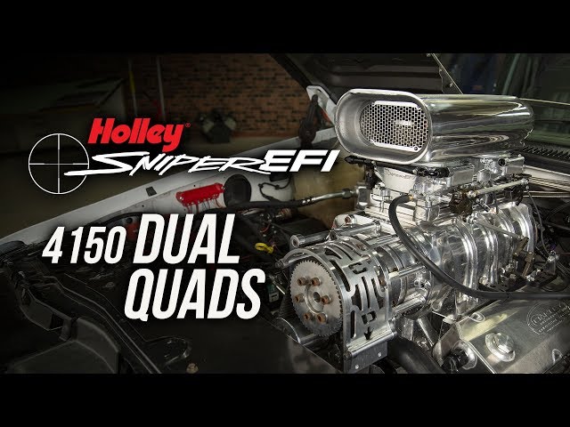 Holley Sniper EFI 4150 Dual Quads