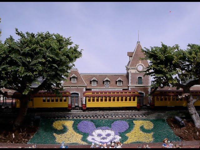 Disneyland Railroad in the back yard